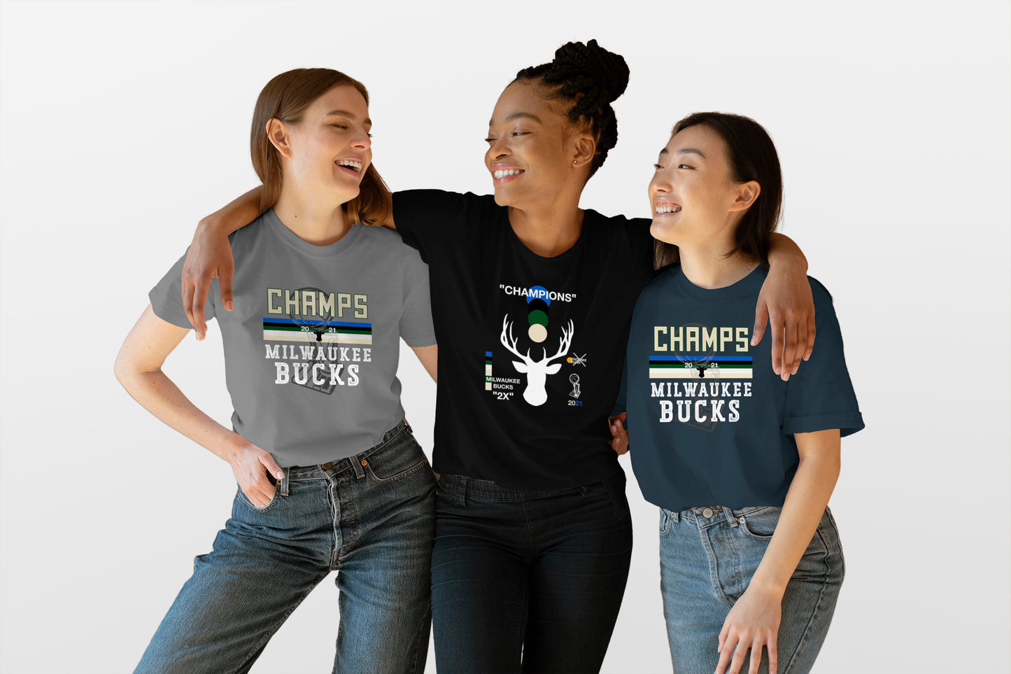 Bucks T-Shirt, Champs 2021, Milwaukee Basketball