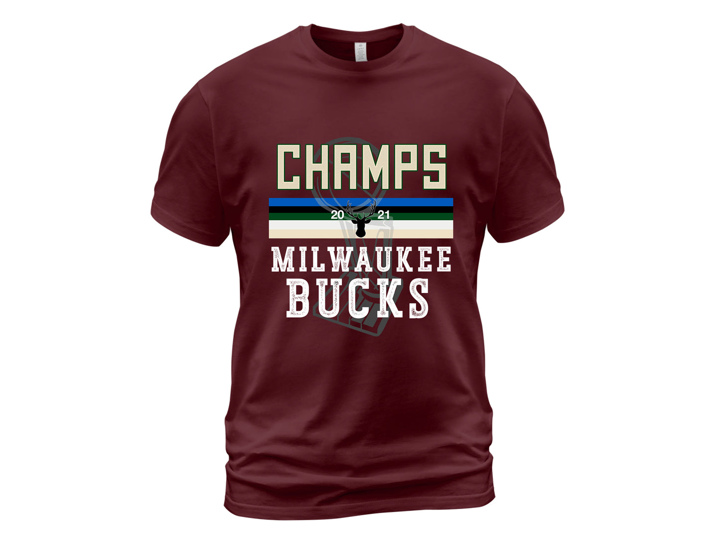 Bucks T-Shirt, Champs 2021, Milwaukee Basketball