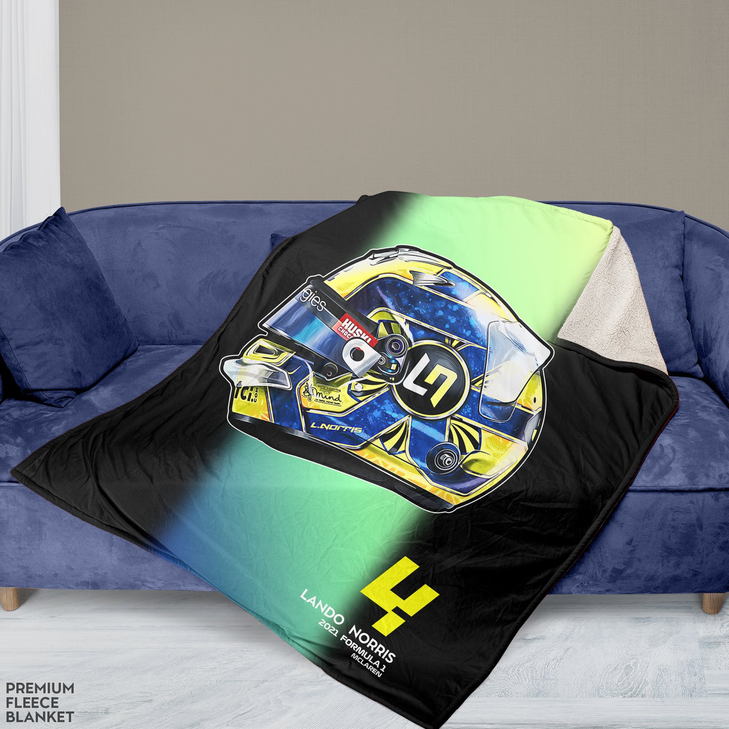 Lando Norris Plush Blanket - Fleece Blanket