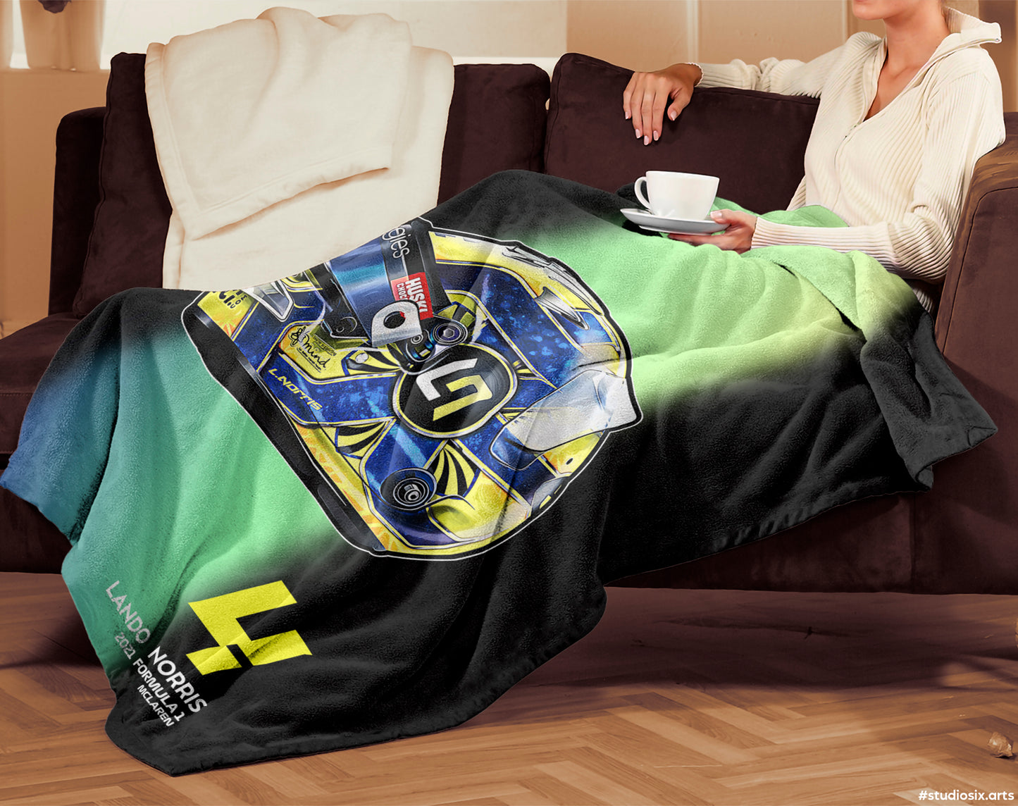 Lando Norris Plush Blanket - Fleece Blanket