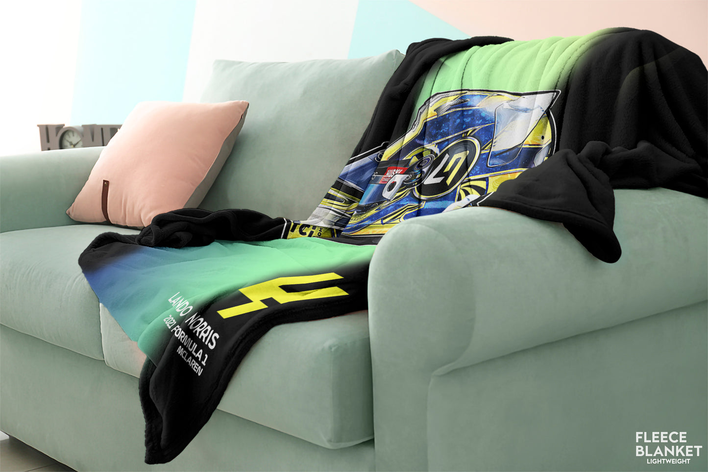 Lando Norris Plush Blanket - Fleece Blanket
