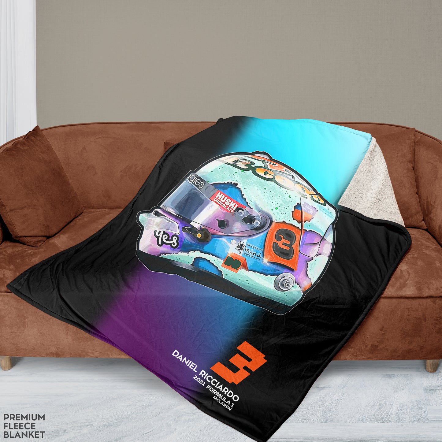 Daniel Ricciardo Plush Blanket - Fleece Blanket