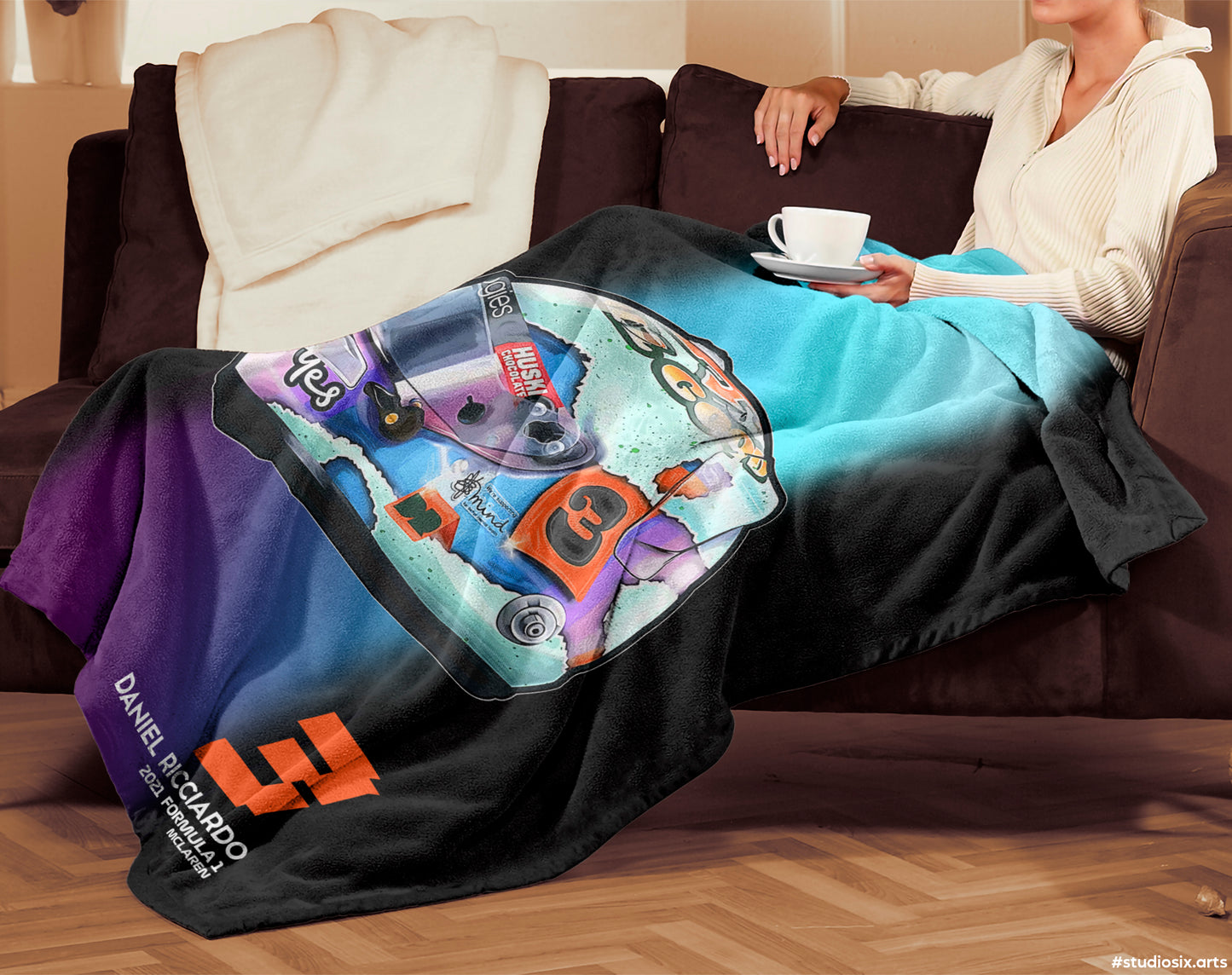 Daniel Ricciardo Plush Blanket - Fleece Blanket