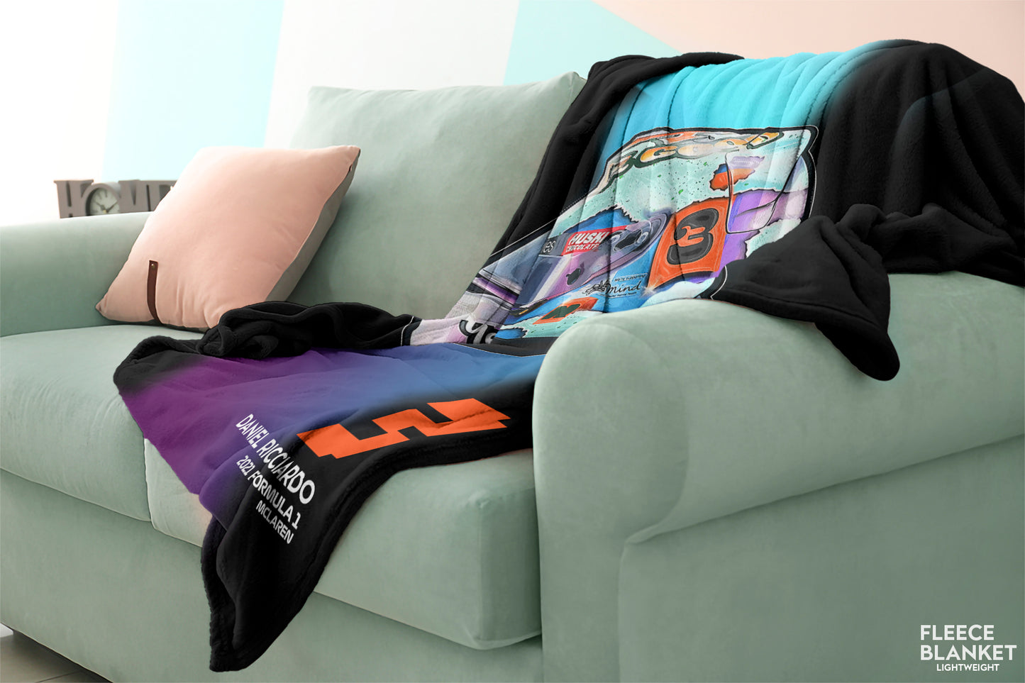 Daniel Ricciardo Plush Blanket - Fleece Blanket