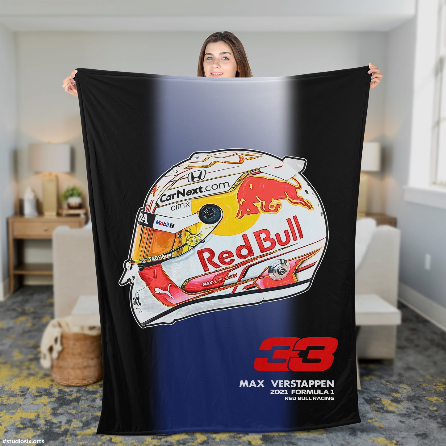 Max Verstappen Fan Plush Blanket - Fleece Blanket
