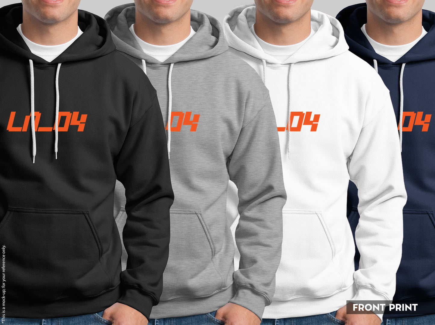 F1 Inspired Lando Mclaren Hoodie - Front & Back Print
