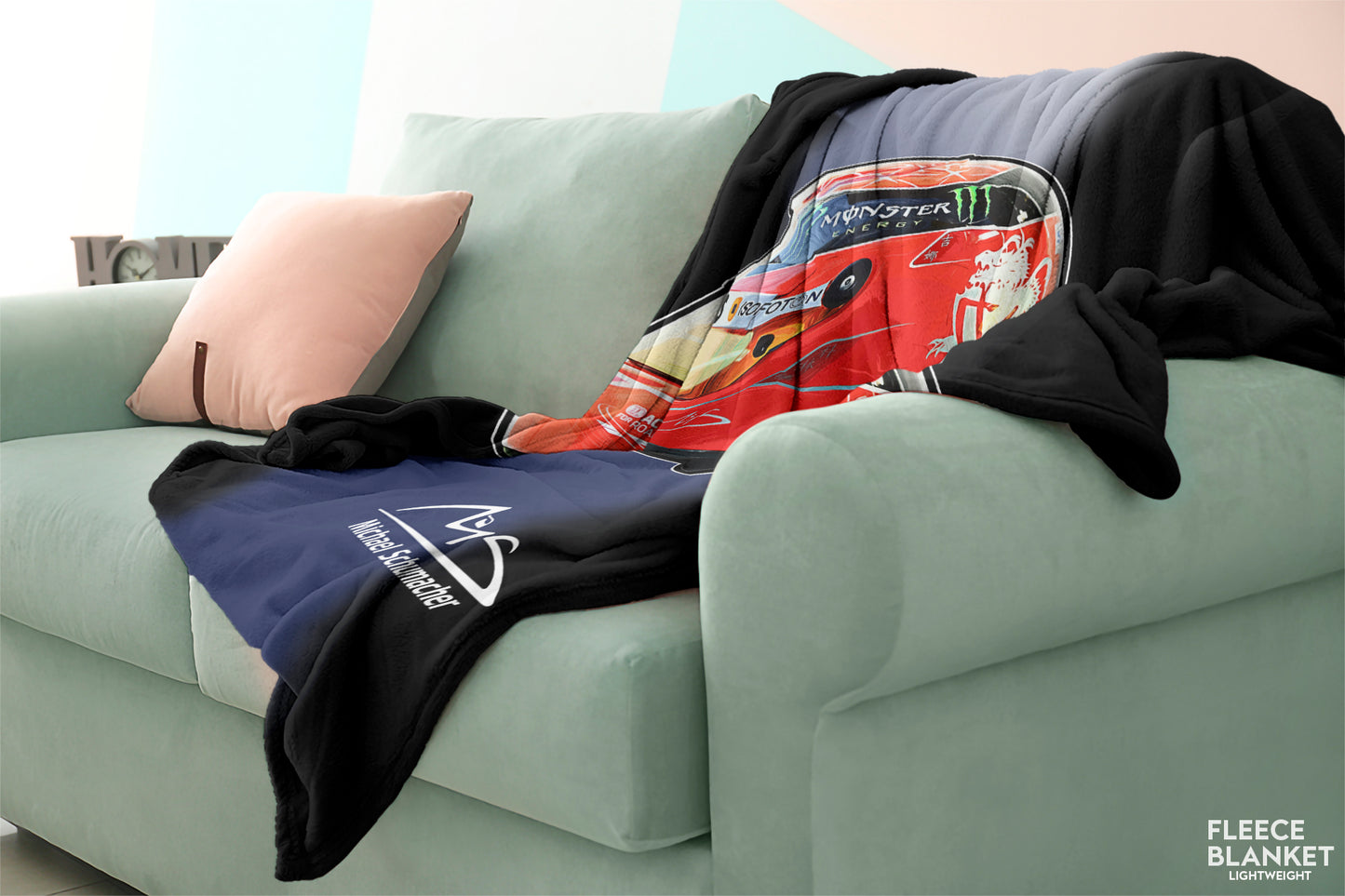 Michael Schumacher Plush Blanket - Fleece Blanket