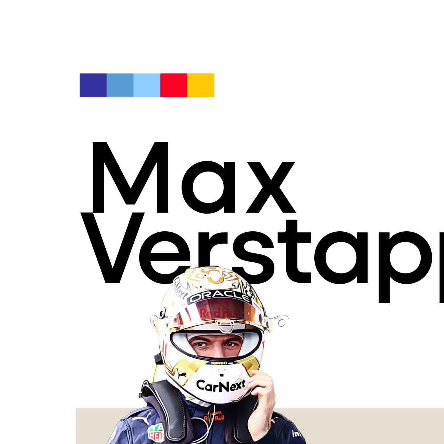 Max Verstappen 2022 Poster and Canvas, F1 Mid Century Art, F1 Driver Print