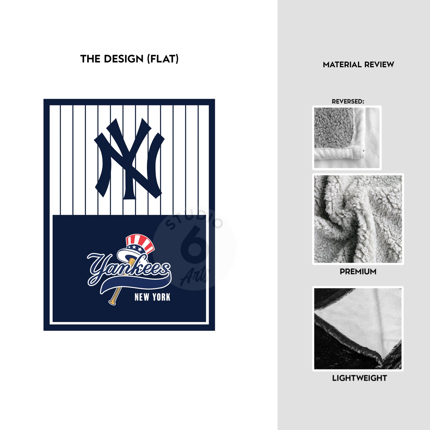 Yankees Blanket - Plush Fleece Soft Blanket