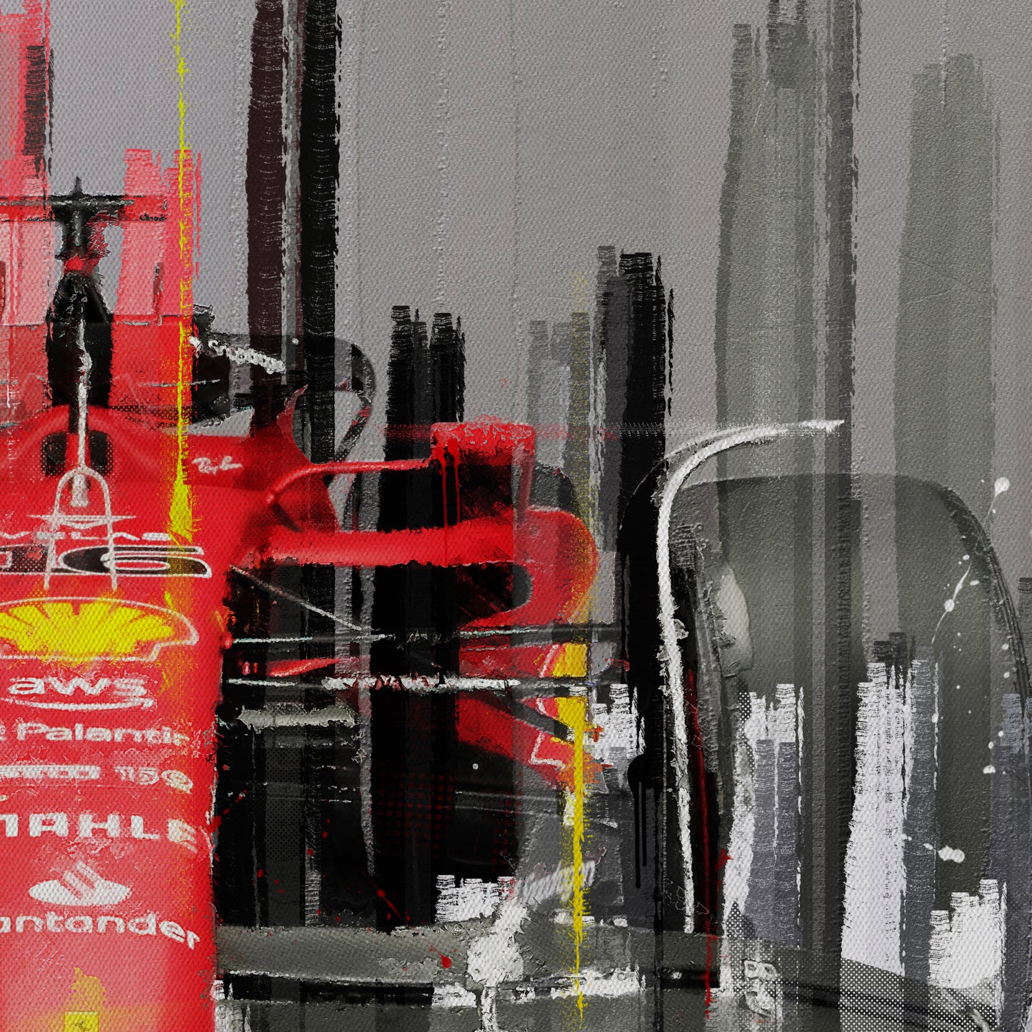 Charles Leclerc Car Formula 1 Painting