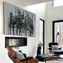 Load image into Gallery viewer, Lewis Hamilton Car Formula 1 Painting
