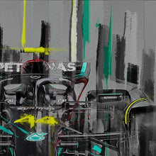 Load image into Gallery viewer, Lewis Hamilton Car Formula 1 Painting
