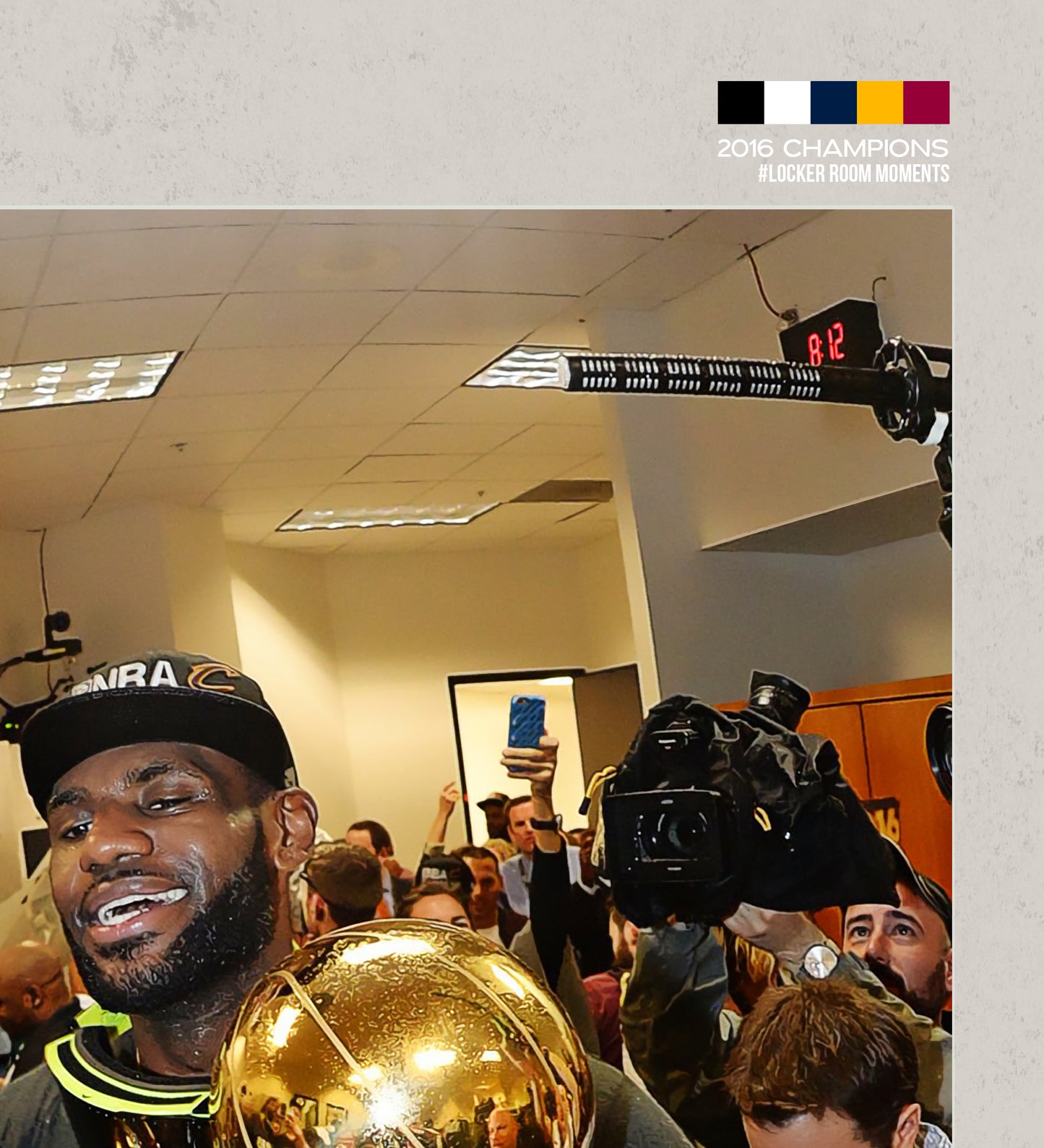 LEBRON JAMES CLEVELAND CHAMP