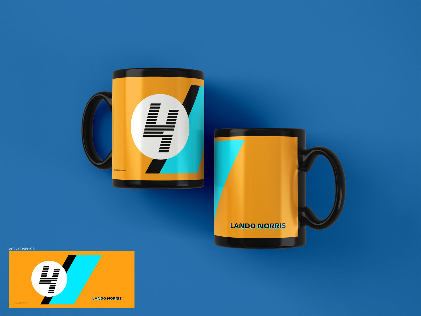 Gulf McLaren #4 Inspired Formula 1 Mug