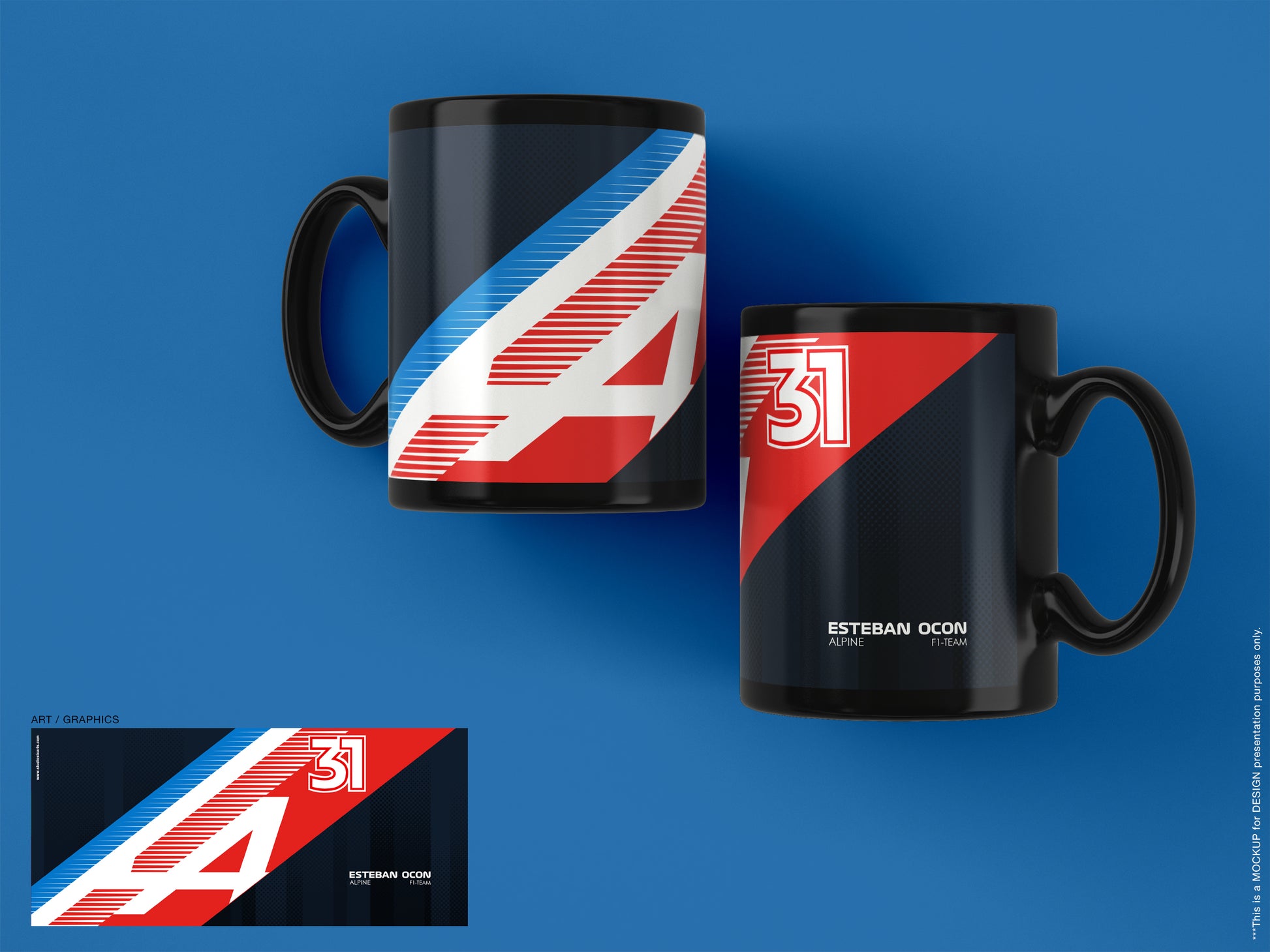 Alpine F1 #31 Inspired Formula 1 Mug
