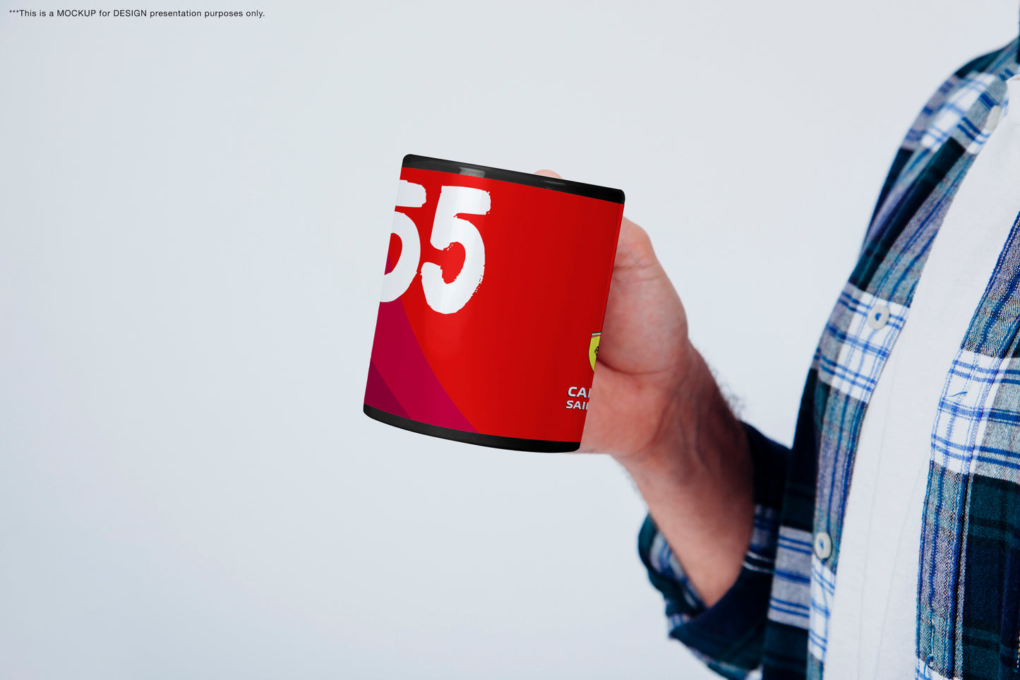 Red Ferrari Inspired Formula 1 Mug