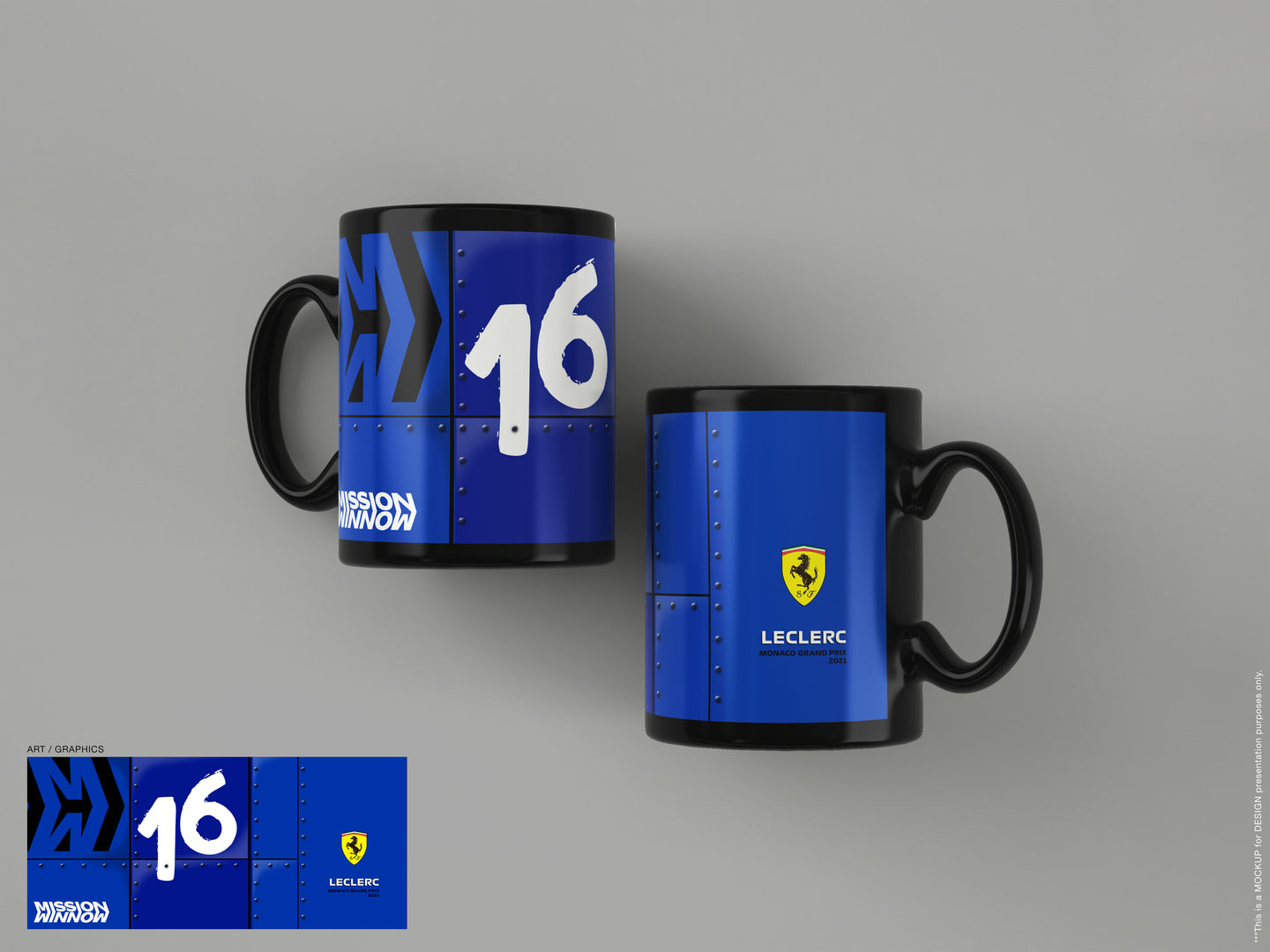 Ferrari Inspired Formula 1 Mug