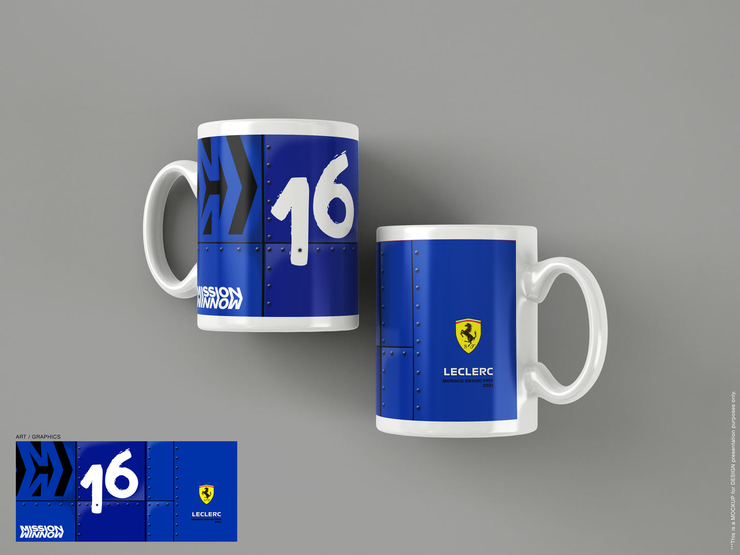Ferrari Inspired Formula 1 Mug