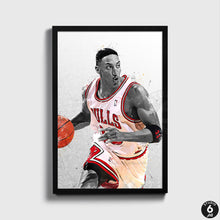 Load image into Gallery viewer, Scottie Pippen Chicago Basketball Fan Art Print
