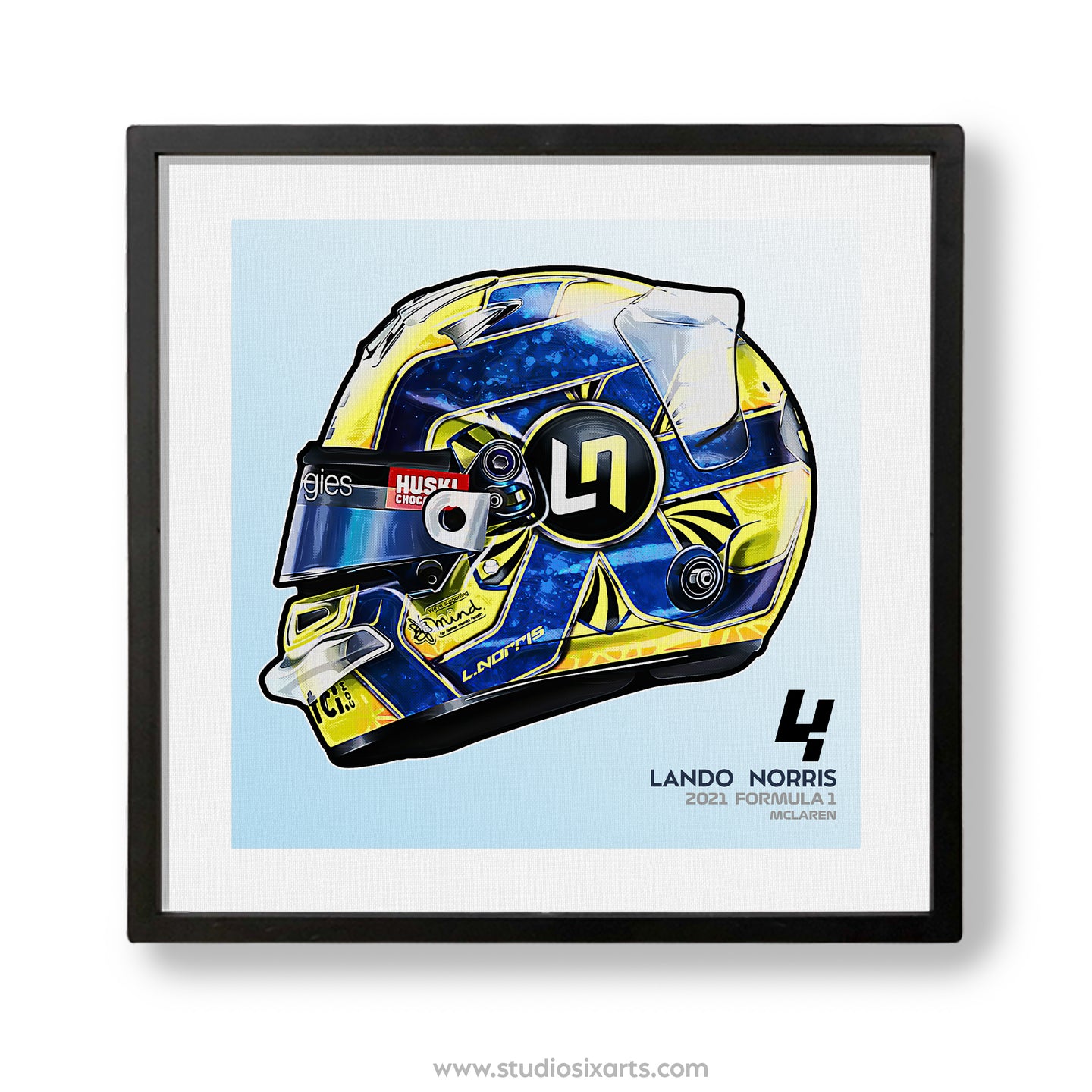 F1 Helmets - Tile Art Decor