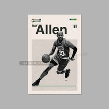Load image into Gallery viewer, Ray Allen Celtics Basketball Mid Century Modern
