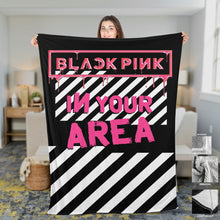 Load image into Gallery viewer, studiosixart BlackPink Blanket - Plush Fleece Soft Blanket
