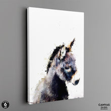 Load image into Gallery viewer, studiosixarts Baby Donkey, Cute Animal Print, Kids Room Wall Art, Nursery Decor
