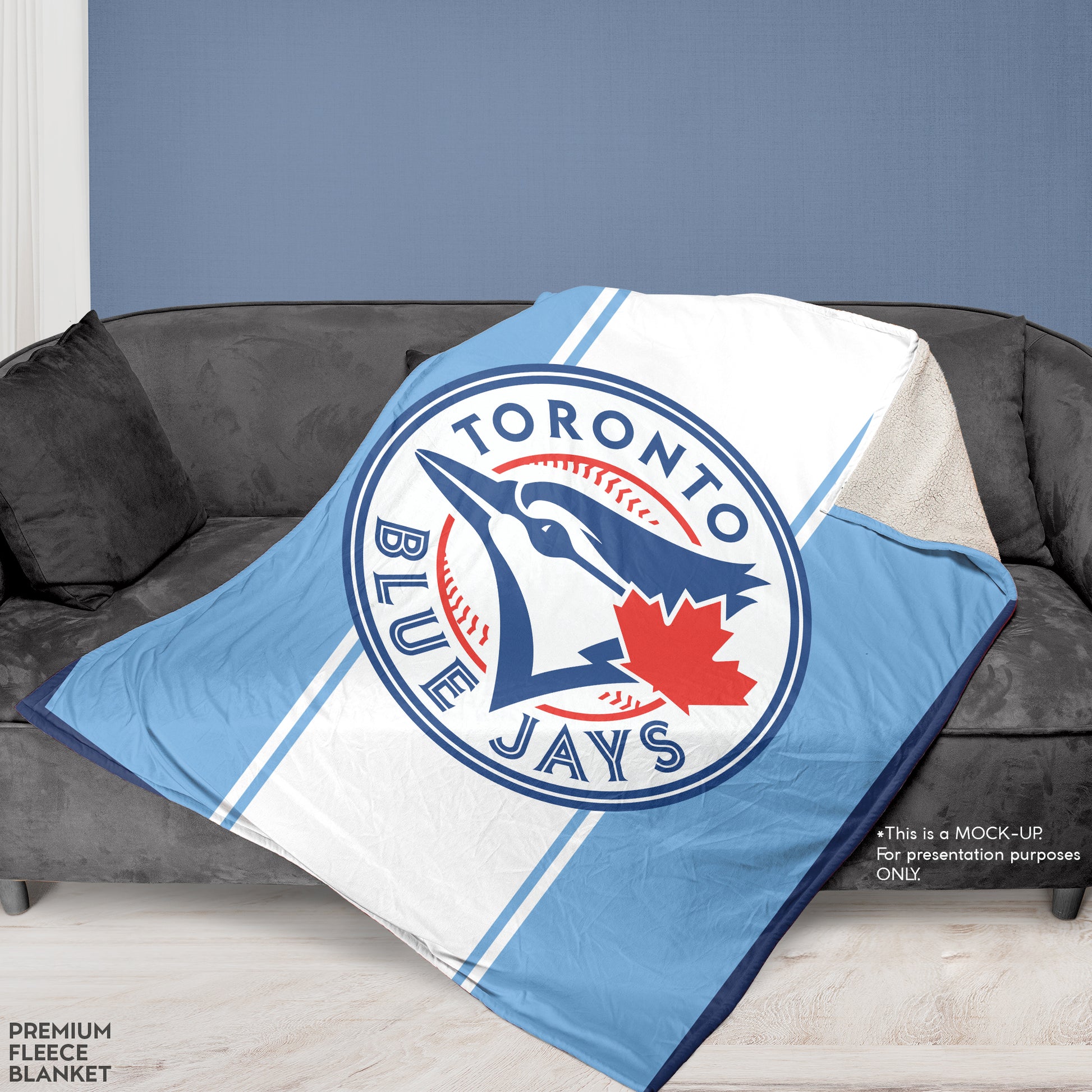 studiosixart Blue Jays Blanket - Plush Fleece Soft Blanket