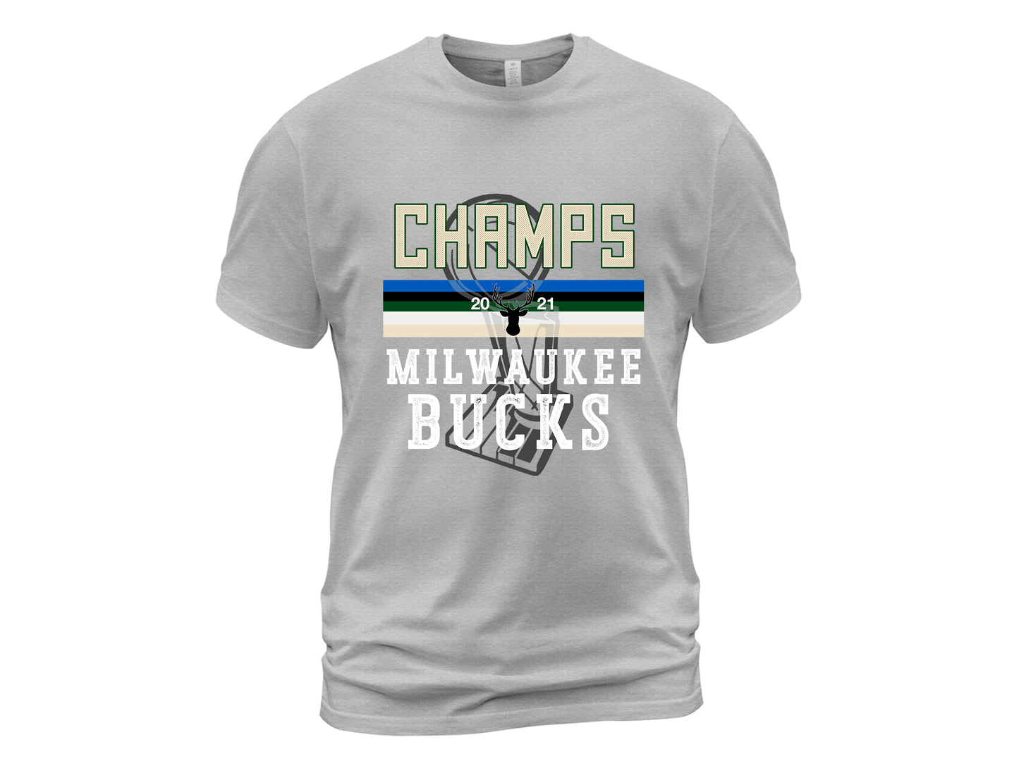 Bucks T-Shirt, Champs 2021, Milwaukee Basketball