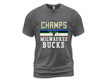 Load image into Gallery viewer, Bucks T-Shirt, Champs 2021, Milwaukee Basketball
