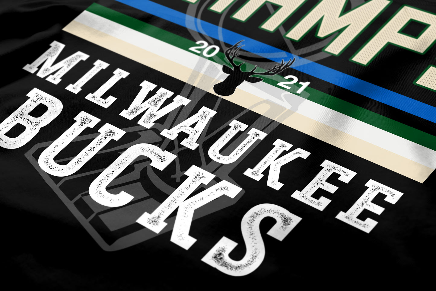 Bucks T-Shirt, Champs 2021, Milwaukee Basketball