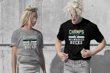 Load image into Gallery viewer, Bucks T-Shirt, Champs 2021, Milwaukee Basketball
