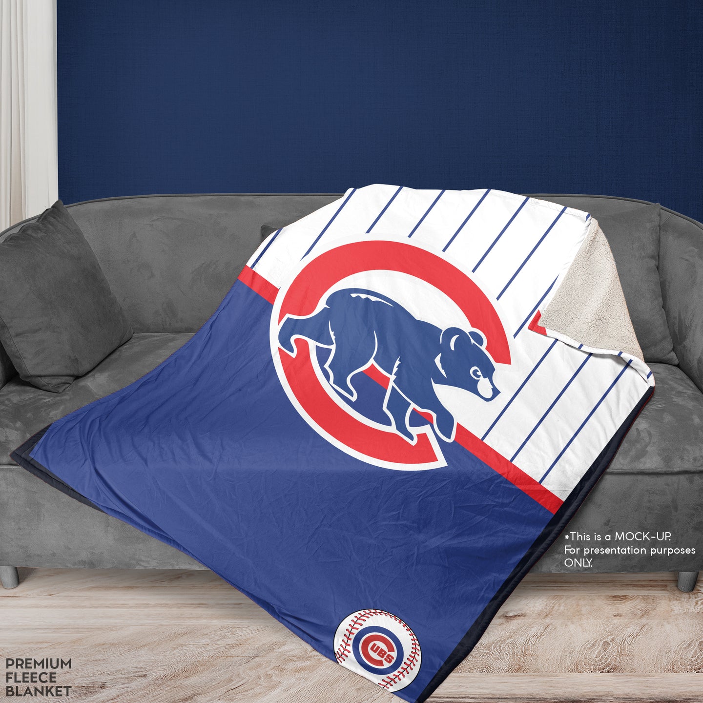 Cubs Blanket - Plush Fleece Soft Blanket