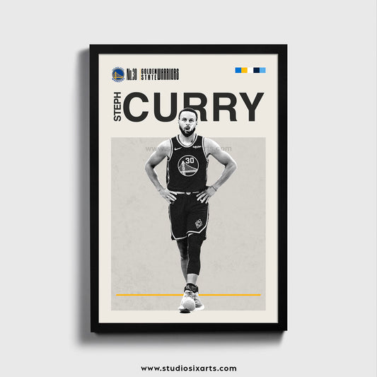 Steph Curry Mid Century Modern