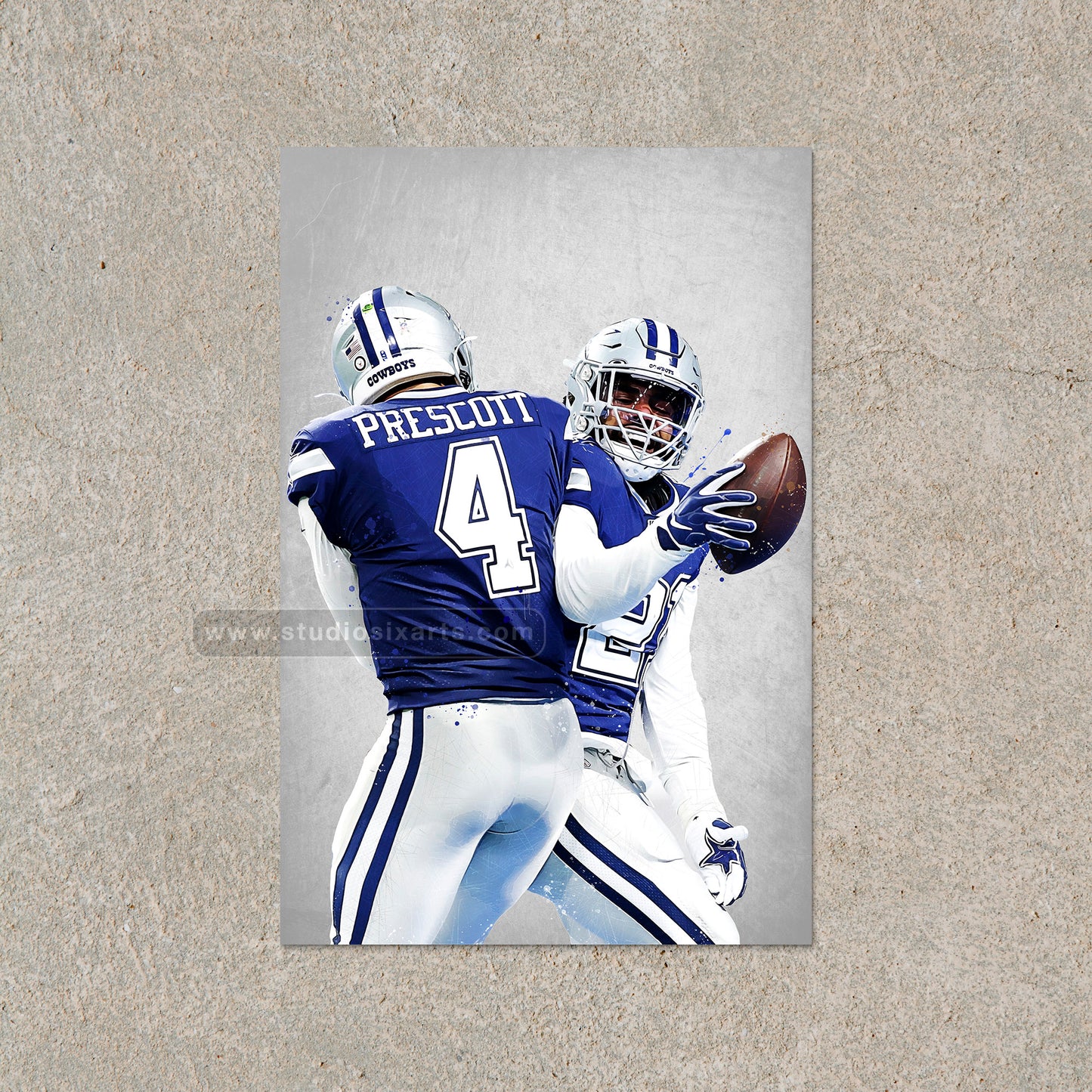 Dak Prescott and Ezekiel Elliott Cowboys