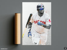 Load image into Gallery viewer, David Ortiz Poster and Canvas, Baseball Print, MLB Wall Decor
