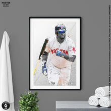 Load image into Gallery viewer, David Ortiz Poster and Canvas, Baseball Print, MLB Wall Decor

