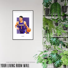 Load image into Gallery viewer, Devin Booker Poster, Phoenix Basketball Fan Art Print, Man Cave Gift
