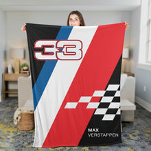 Load image into Gallery viewer, F1 Inspired, Max Blanket - Plush Fleece Soft Blanket
