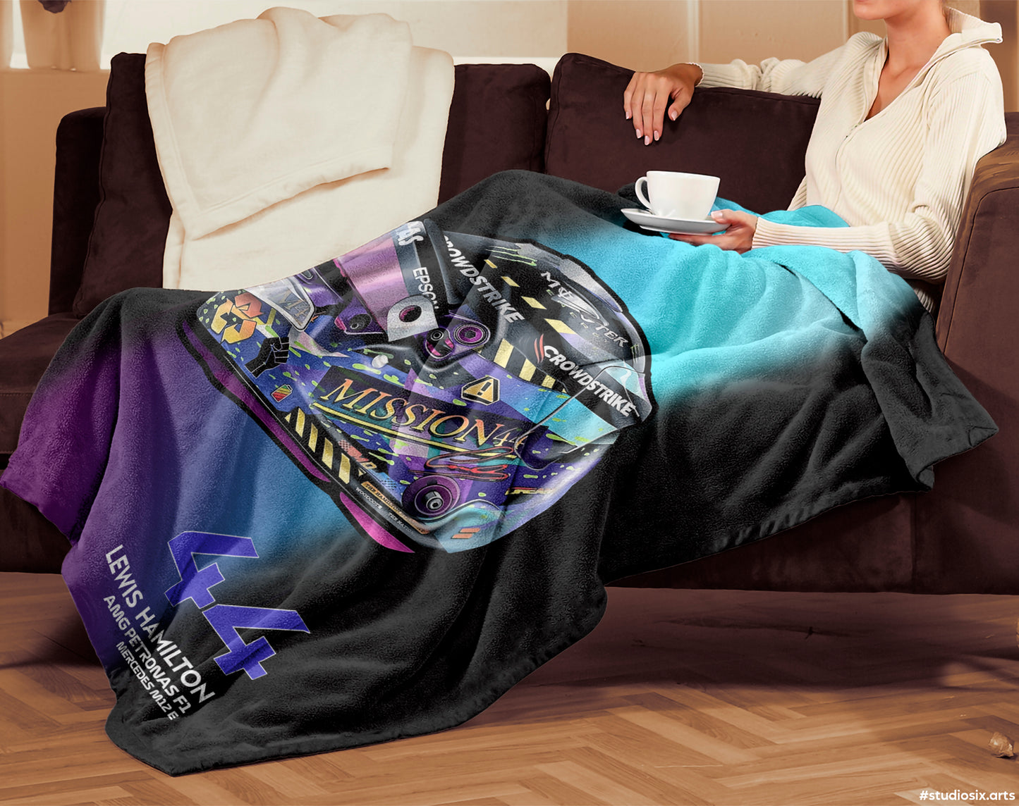 Lewis Hamilton Plush Blanket - Fleece Blanket