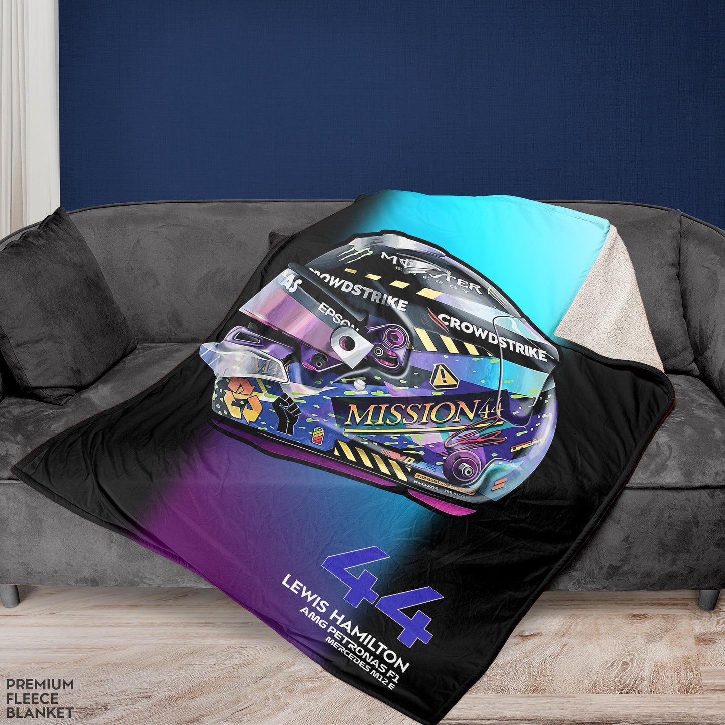 Lewis Hamilton Plush Blanket - Fleece Blanket