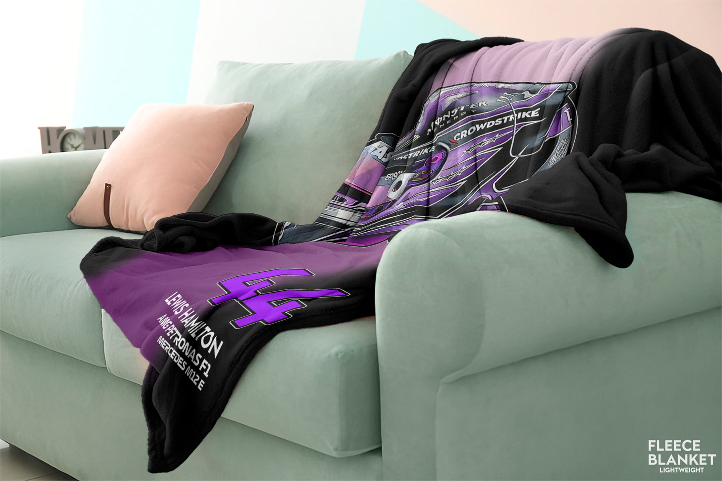 F1 Lewis Hamilton Plush Blanket - Fleece Blanket