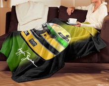 Load image into Gallery viewer, studiosixarts Ayrton Senna Plush Blanket - Fleece Blanket
