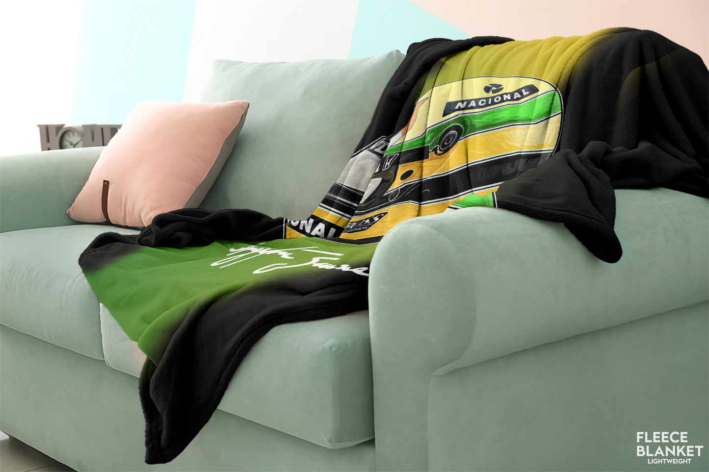 studiosixarts Ayrton Senna Plush Blanket - Fleece Blanket