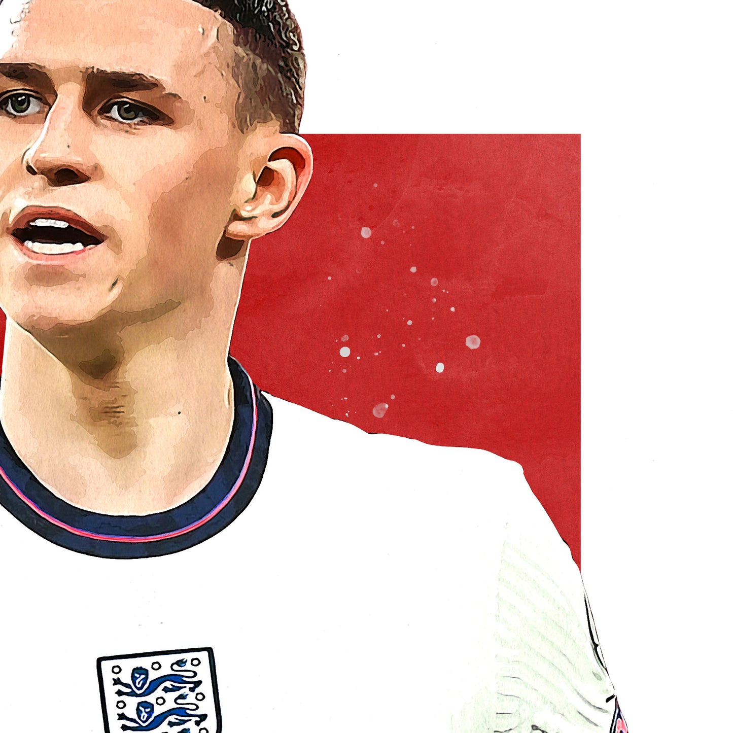 Phil Foden Poster, Soccer Fan Art Print, Man Cave Gift