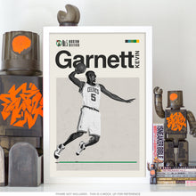 Load image into Gallery viewer, Kevin Garnett Celtics Basketball Mid Century Modern
