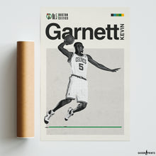 Load image into Gallery viewer, Kevin Garnett Celtics Basketball Mid Century Modern
