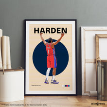 Load image into Gallery viewer, JAMES HARDEN 76ers
