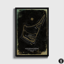 Load image into Gallery viewer, Hockenheimring Circuit, German Grand Prix Poster
