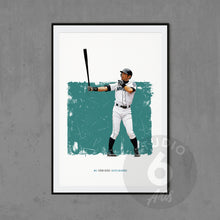 Load image into Gallery viewer, Ichiro Suzuki Poster and Canvas, Padres Baseball Print, MLB Wall Decor

